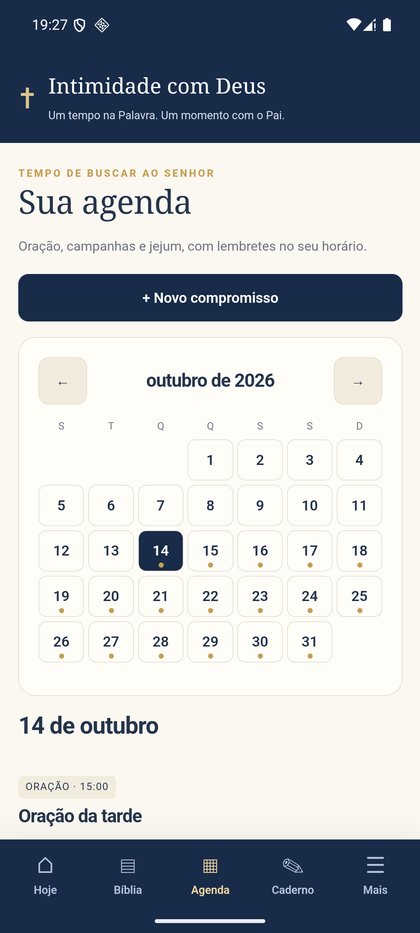Organize oração, campanhas e jejum